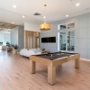 clubhouse with recessed lighting and billiards table